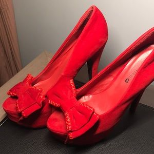 Red high heels